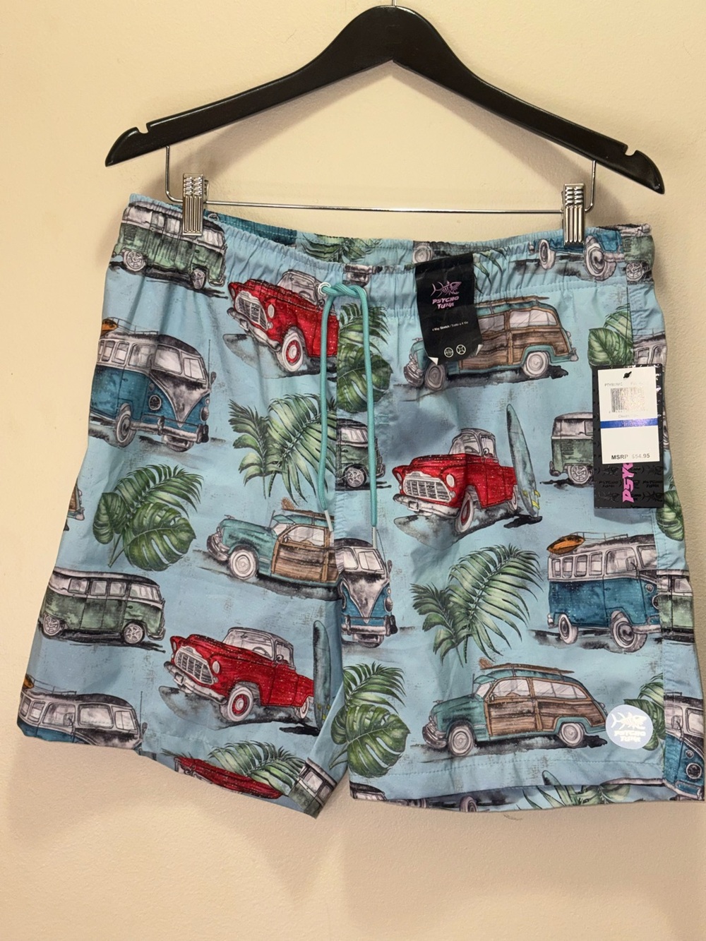 NWT Psycho Tuna Swim Trunks